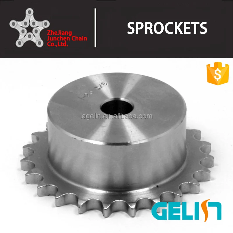 Made by cnc machine standard teeth heat treatment roller chain sprockets
