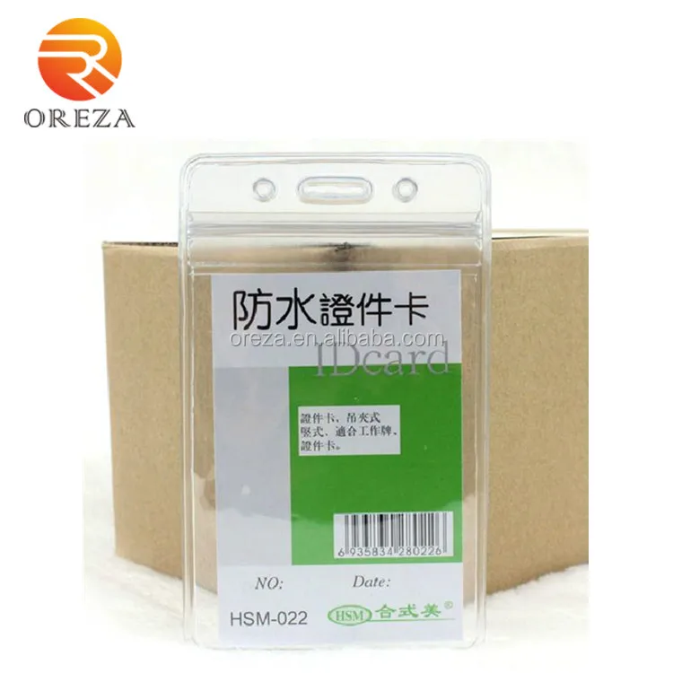 A3,A4,A5 High transparency clear plastic hard PVC card holder