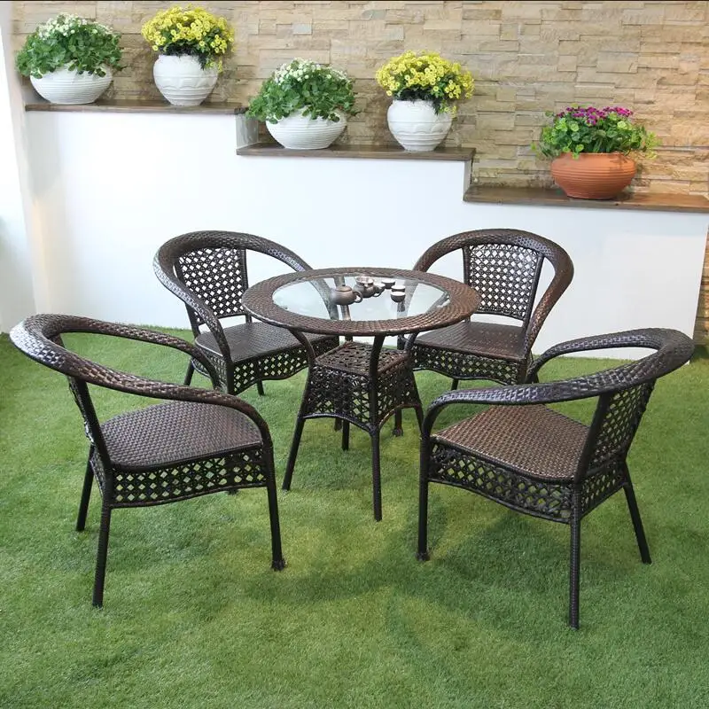 
High quality cast Cheap Custom aluminum wicker furniture from NINGBO supplier dining chair banquet dining chair 
