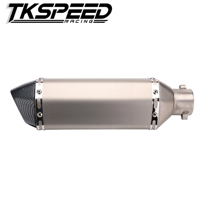 
Universal Motorcycle Exhaust Muffler + Stainless Steel Half tube Exhaust Pipe for Honda cbr1000 2008 2009 2010 2011 