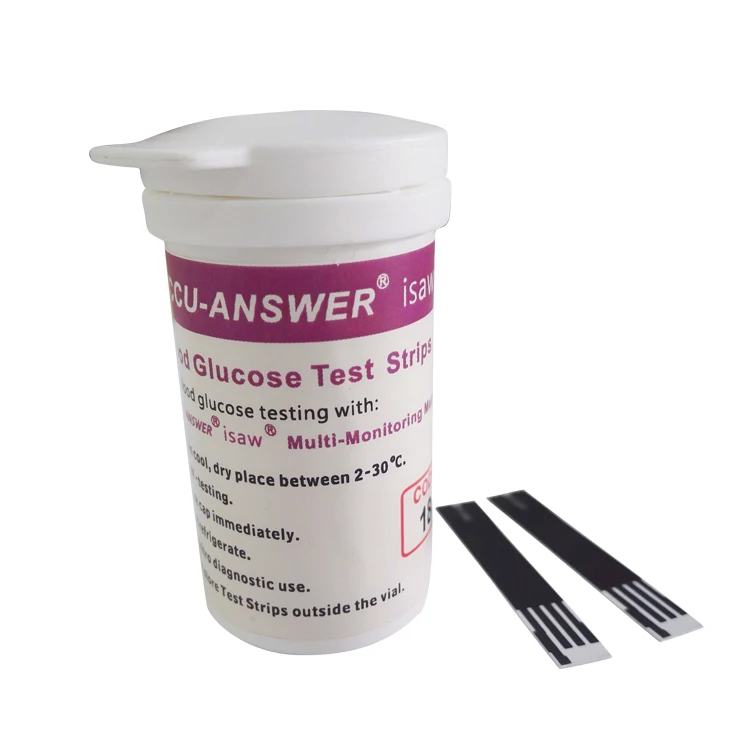 ACCU ANSWER blood glucose test strips for diabetes