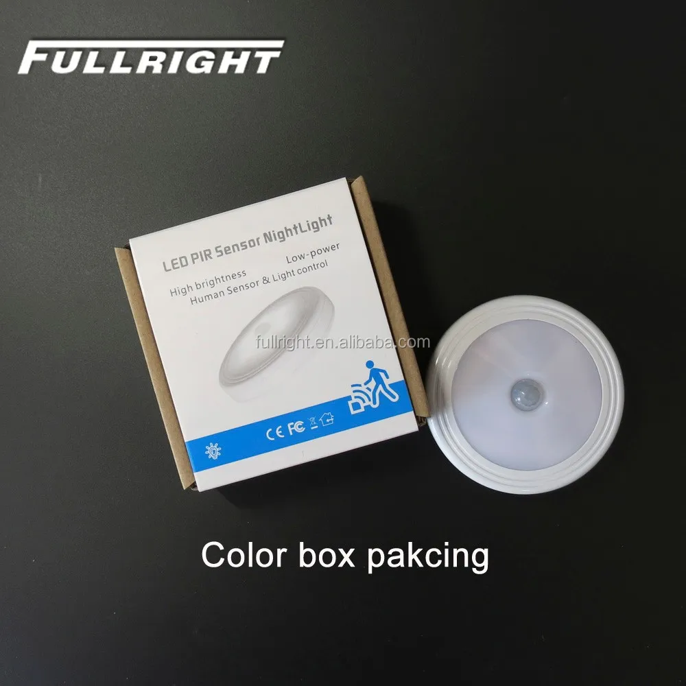 Long life easy careautomatic energy saving small battery operated   sensor led  stairs path wall night light