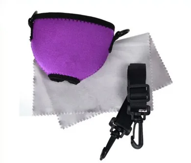 Fashion Neoprene Wine Glass cooler Holder Drink Wine Glass Sleeve Cup Insulator With Adjustable Neck Strap