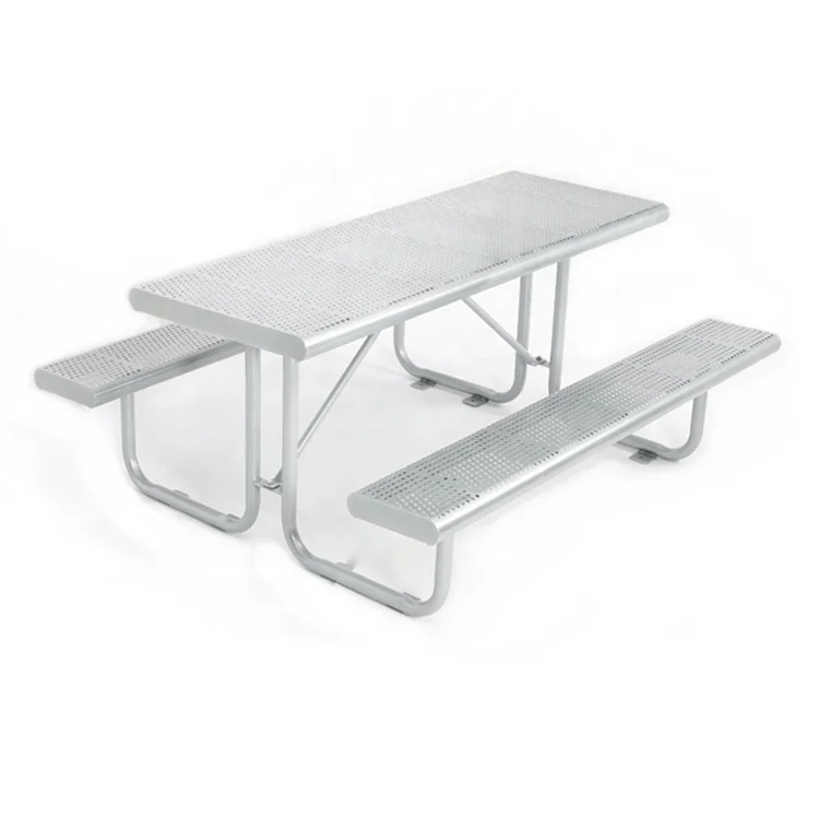 Outdoor Bench Set  Chair Outdoor Seat Dinning Table  Beer Park Metal Picnic Table And Bench