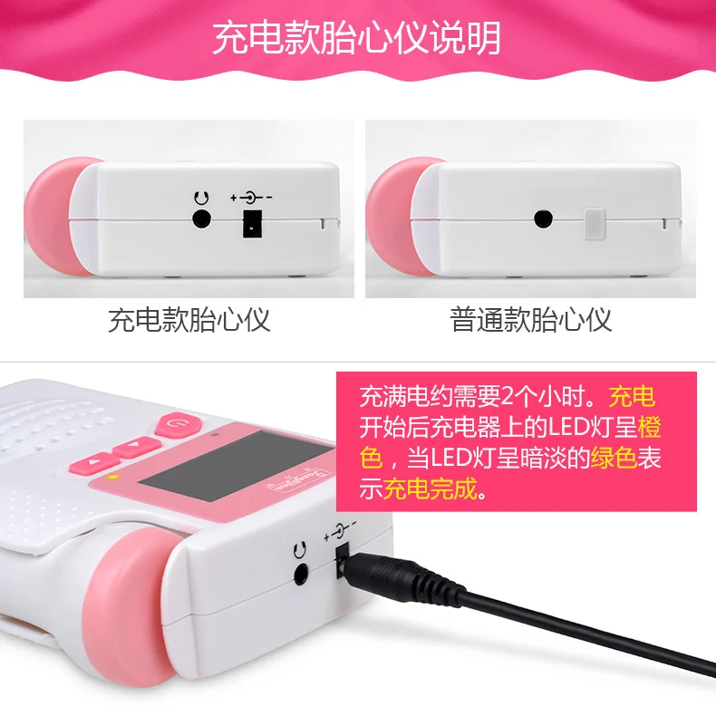 
Fetal Doppler Baby Heart Rate Monitor 