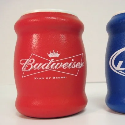 Chinese online sales site Dip Molded Vinyl Tuffoam Beer can cooler exporter
