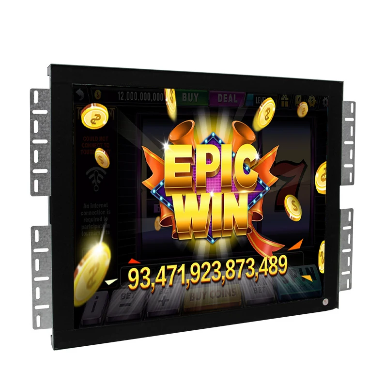 Factory high quality 19 inch OEM wall mount touch screen game POG monitor