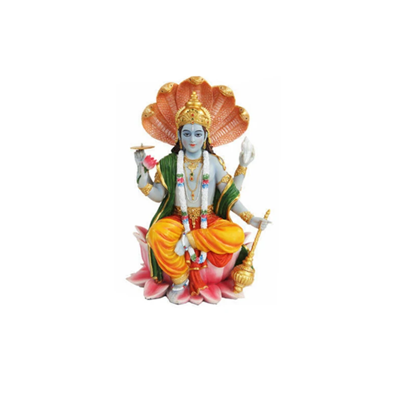 Hindu god religious statue lord radha krishna figurine on lotus wholesale
