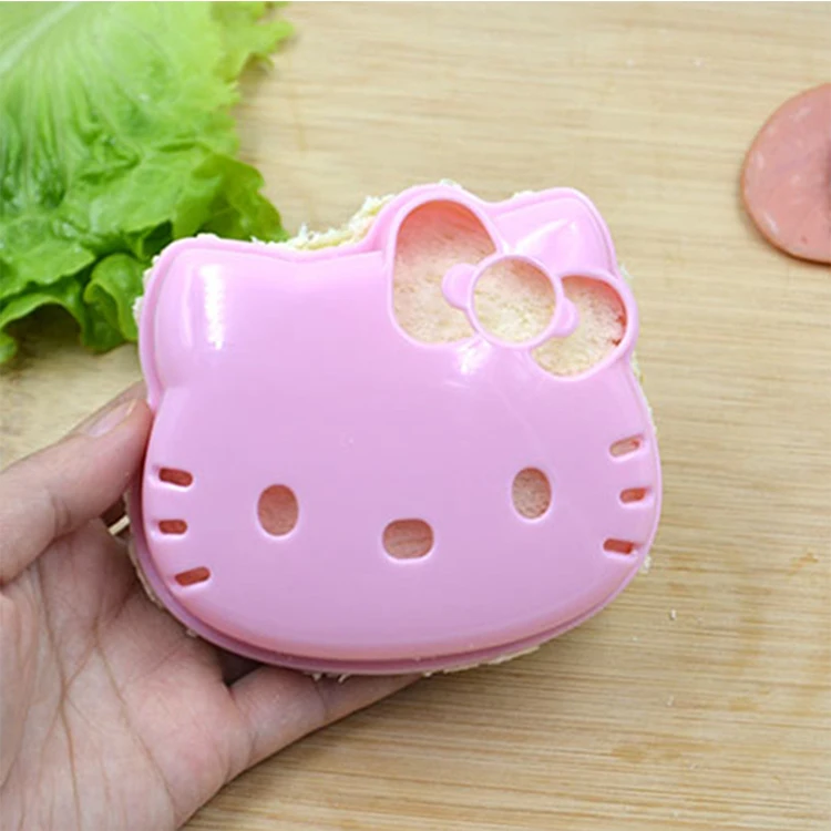 
Cute Kitty Plastic Sandwich Cutter 