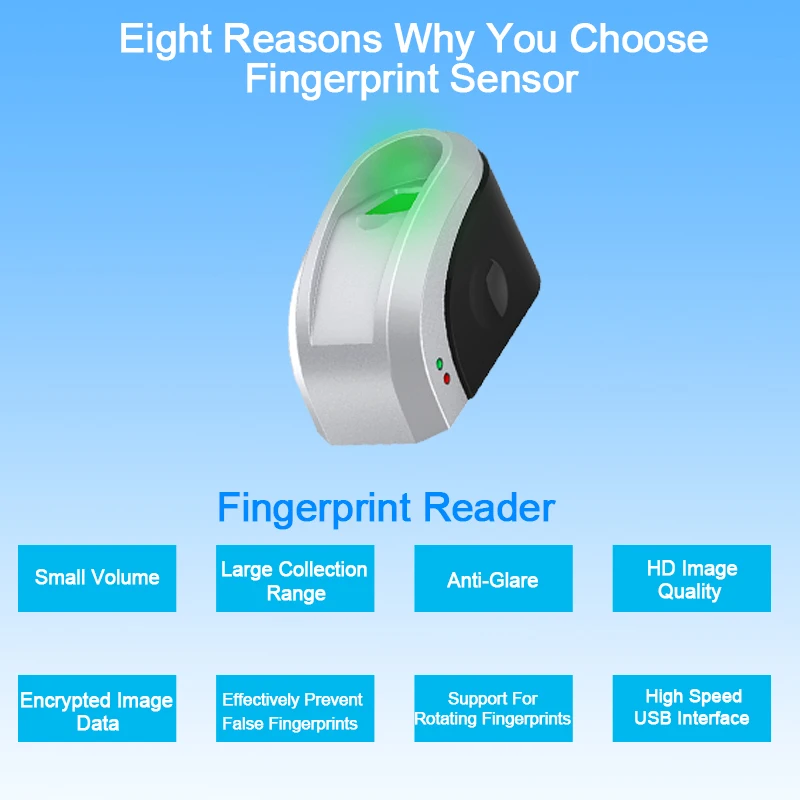 Eseye Biometric Finger Print Scanner Biometric USB Fingerprint Reader With Sdk