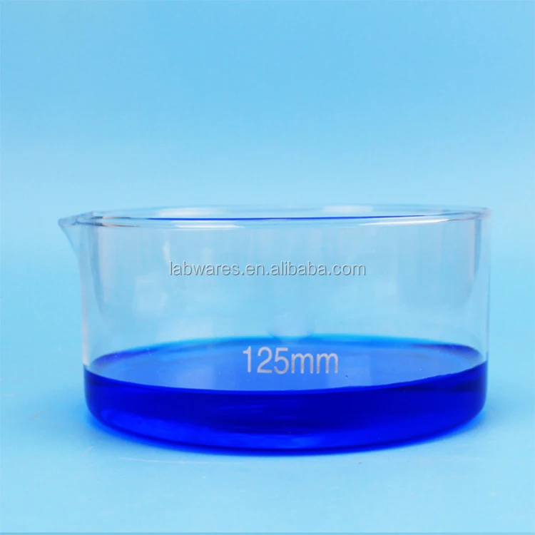
Laboratory Glassware Glass Crystallizing Dish With Spout 