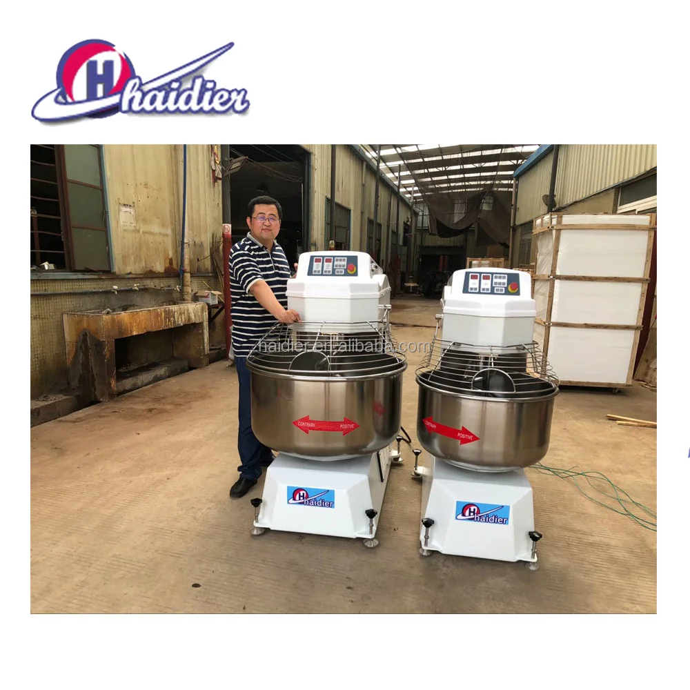 Automatic Bread Line 125 kg Spiral Bread Dough Mixer China