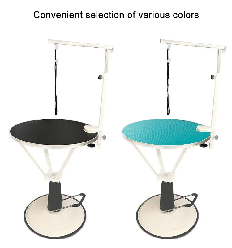 Manufacturer Lifting Adjustable Height Hydraulic Round Dog Grooming Table