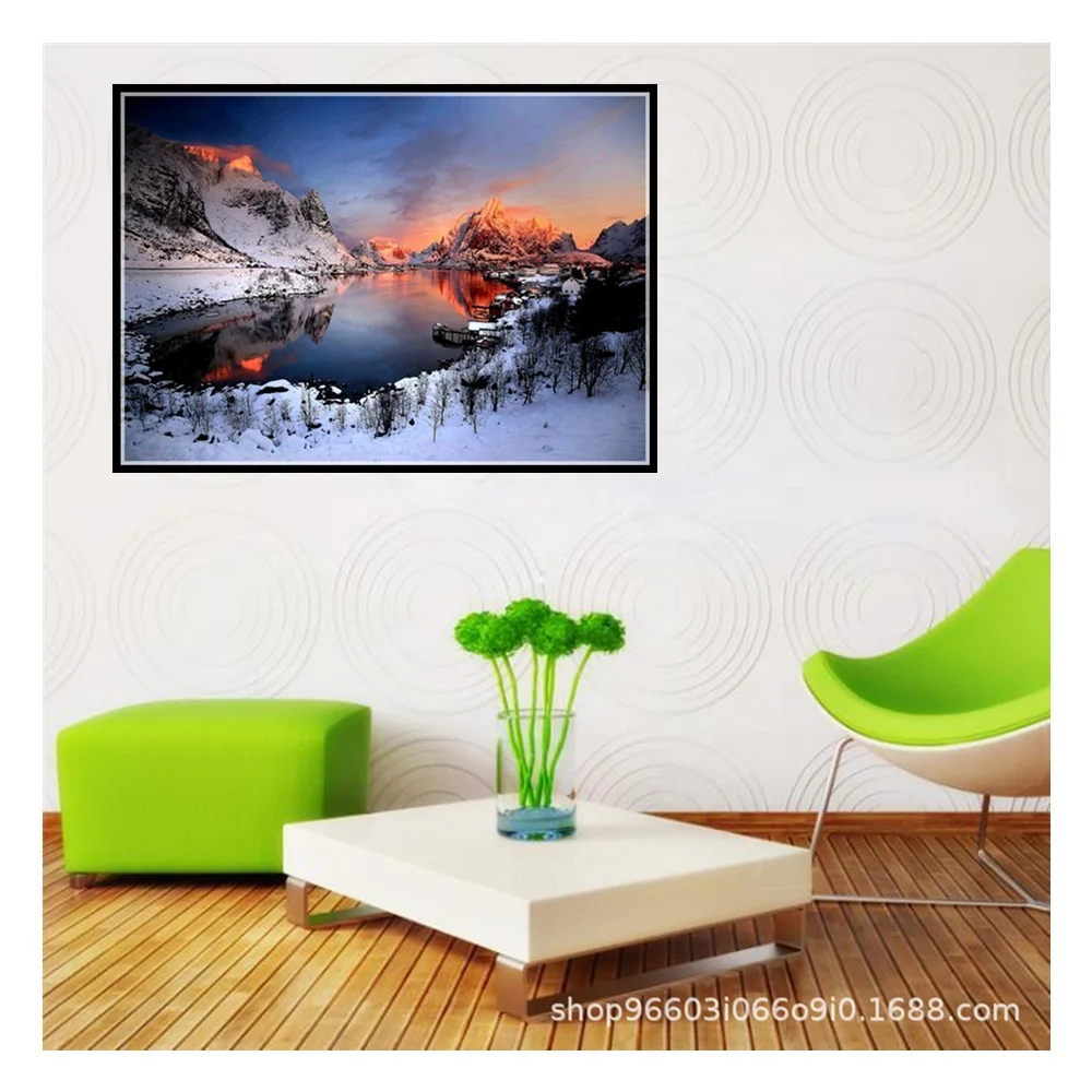 
30*40cm Starry night natural scenery DIY 5D Diamond painting/Art Diamond Painting Picture 