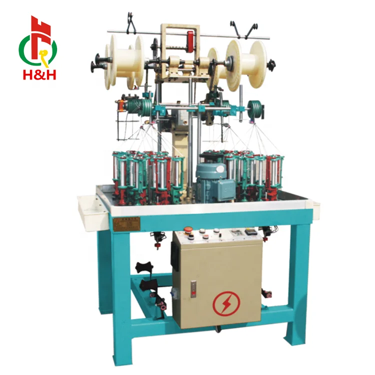 Braid Fishing Line Machine Hot Sales 8 Weave Pe Plc,motor Provided Henghui 0.75KW CE ISO CN;JIA Online Support Ordinary Product