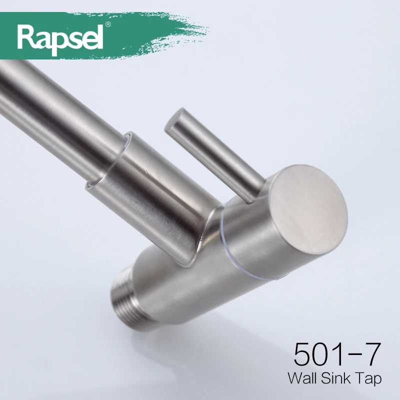 Rapsel New Design Wall Install Stainless Kitchen Tap