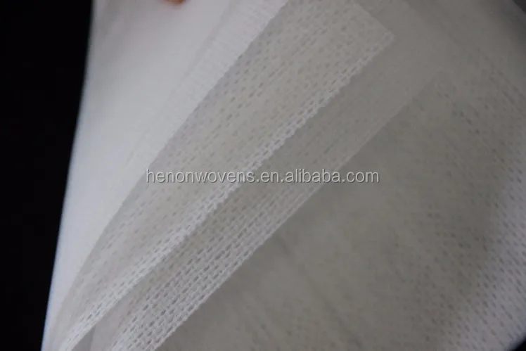 Aperture 100% rayon spunlace nonwoven fabric for medical wipes