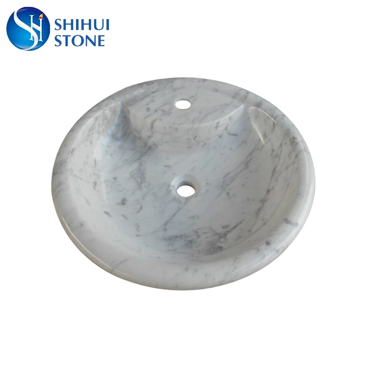SHIHUI Bathroom High Quality Rough Stone Modern Oval Marble Countertop Sink Villa Graphic Design 3d Model Design Single Hole