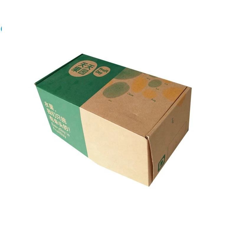 Custom Cheap Cardboard Mango Packing Carton Fruit Box