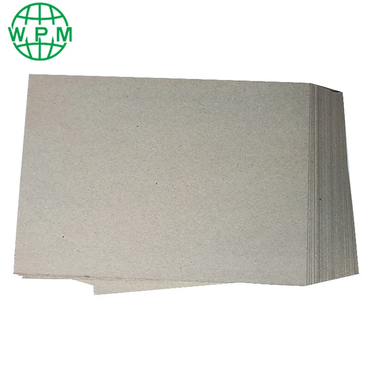 Hot product book binding laminated grey chip board