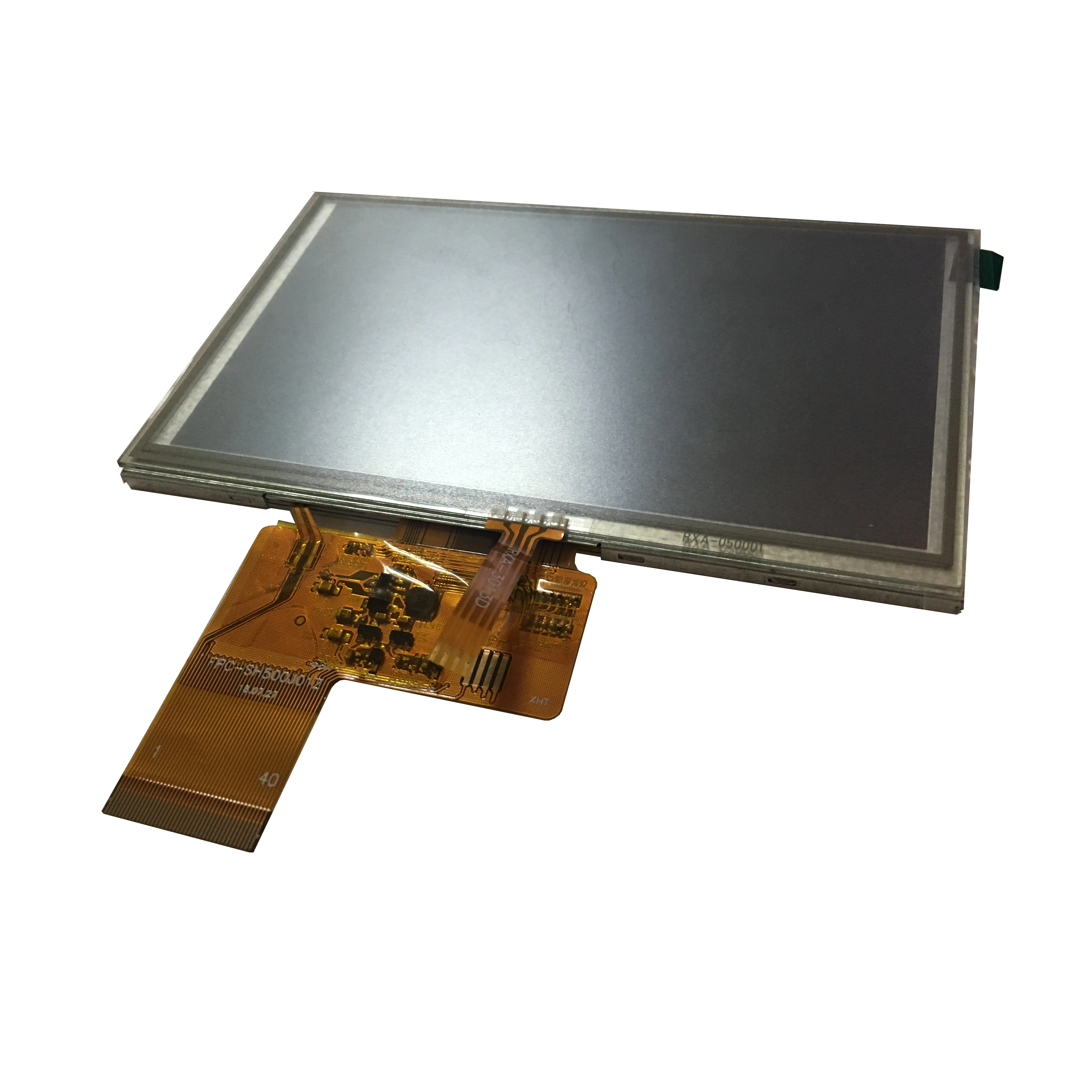 5 inch lcd panel 800*480 TN color TFT LCD display touch panel with RTP