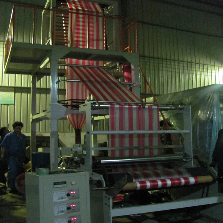 
plastic pe extruder blown-down film blowing machine for high grade plastic produce 