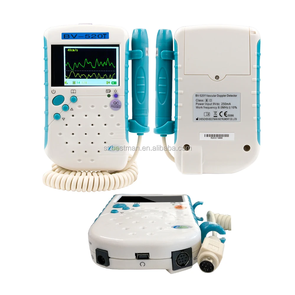 Bestman BV- 520T Vascular Doppler Detect The Blood Stream Status Of Arterial / Venous By 8.0 MHz Probe