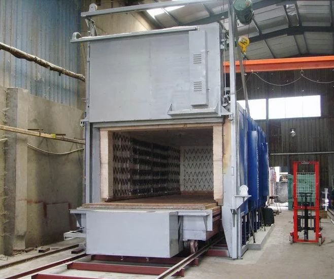 Bogie type 950 degree Resistance Annealing Furnace large workpiece heat treatment furnace oven