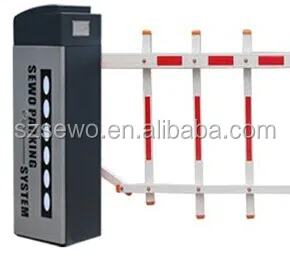 SEWO Automatic 1.5s High Speed Parking Lot Entrance Exit Folding Traffic Nice Boom Barrier with Brushless Motor