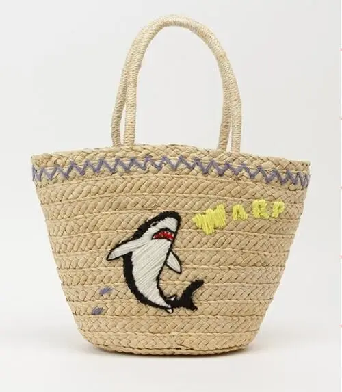 
Hot sale women summer natural raffia straw embroid travel shopping top handle and zipper pocket beach fashion tote bag 