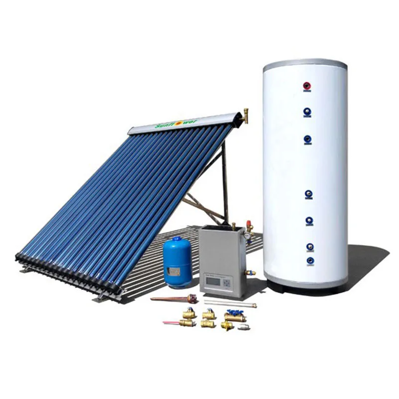 SFBS20200L Split Pressure Solar Heating System With Collector Workstation Tank SolarKeymark SRCC For Eu AU US Market