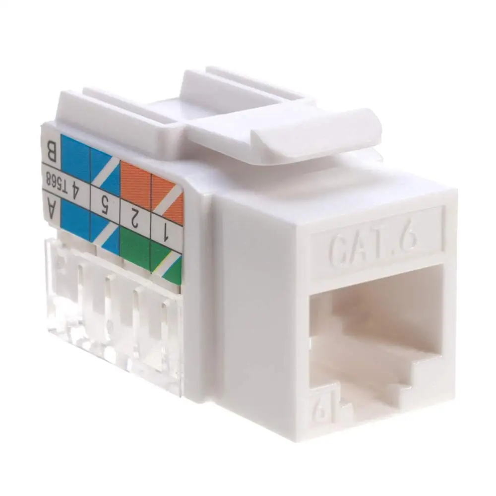 CAT6 UTP Keystone Jack 110 IDC 90 Degree/CAT6A CAT5E