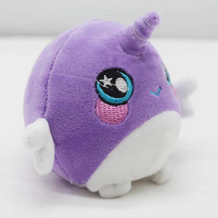 Round shape memory foam filling stuffed animal unicorn plush toys for relaxing