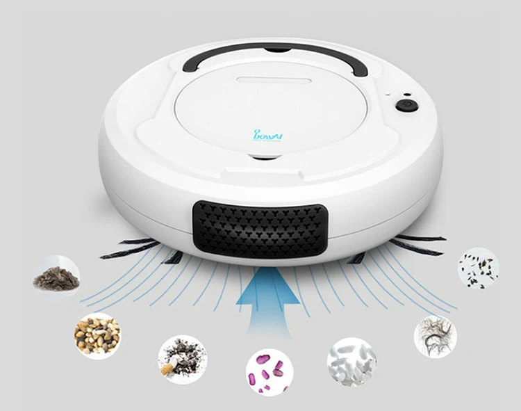 Large Cleaning Area Indoor Floor Sweeper Robotic Vacuum Cleaner