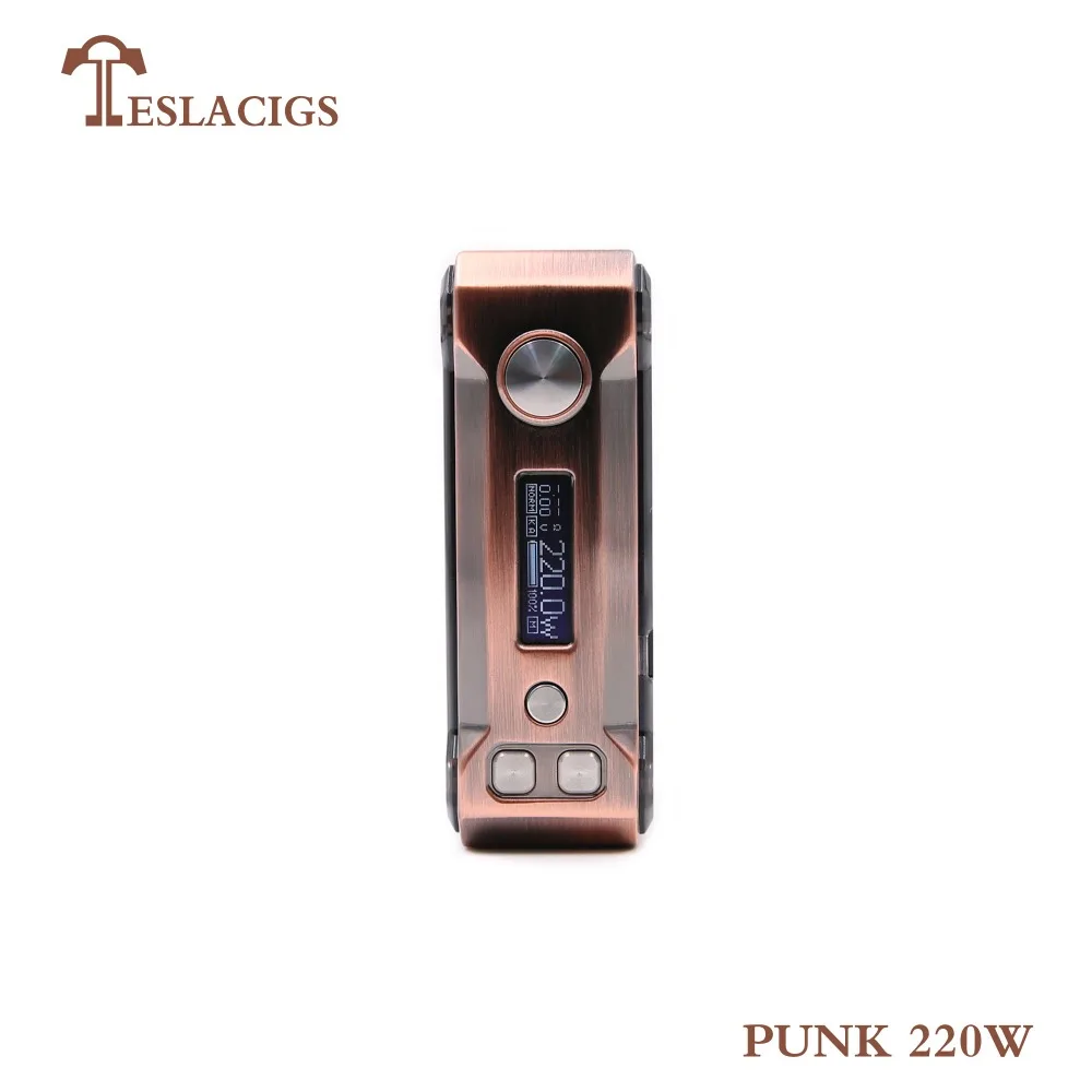 
2018 the most Popular Product Zinc alloy Punk 220W Vape mod from Tesla 