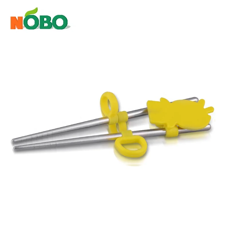 Safe Comfortable Stainless steel Kid Trainer Chopstick