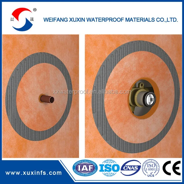 Shower waterproofing damp proof course material pp/pe waterproof membranes for bathroom