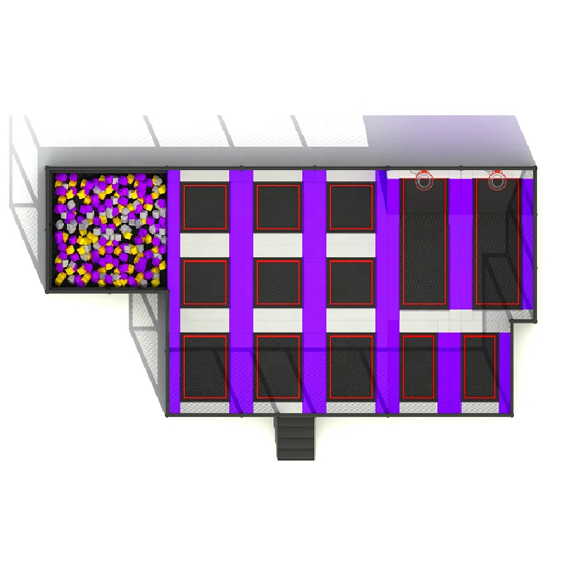 
foam pit OEM 20 foot trampoline 