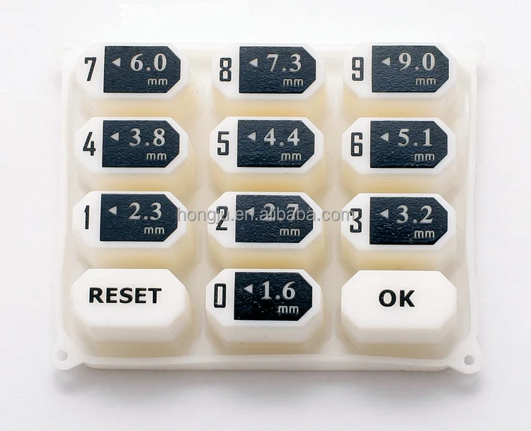 Supply all kinds of rubber keypad with best choice