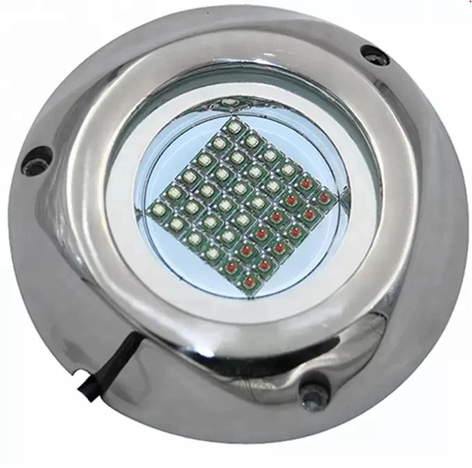 Yuefa 108W Rust Proof Under Water Saltwater IP68 High Bright RGB Led Underwater Marine Light