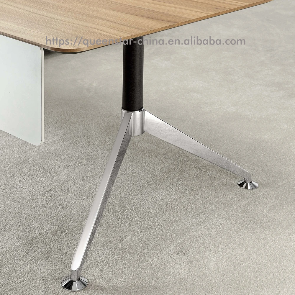 QS-ODJ08 executive director table with side return melamine executive desk manager wooden desk