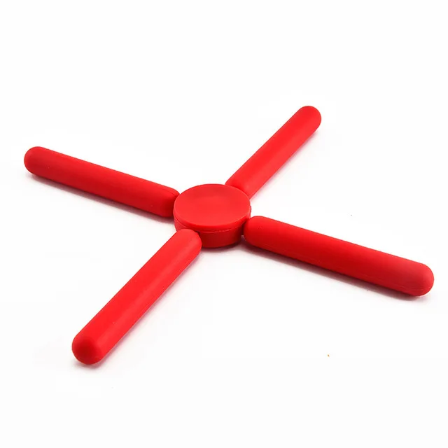 High Quality Foldable Silicone Mat Resistance Multipurpose Silicone Holder Silicone Trivet Pot Rack