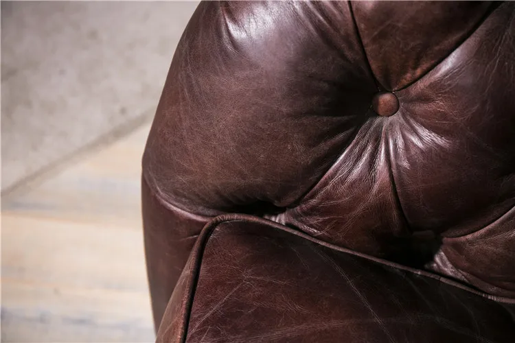 
Office And Living Room Furniture Set Leather Chesterfield sofa 