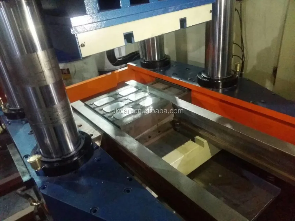 Brake pad hot forming machine