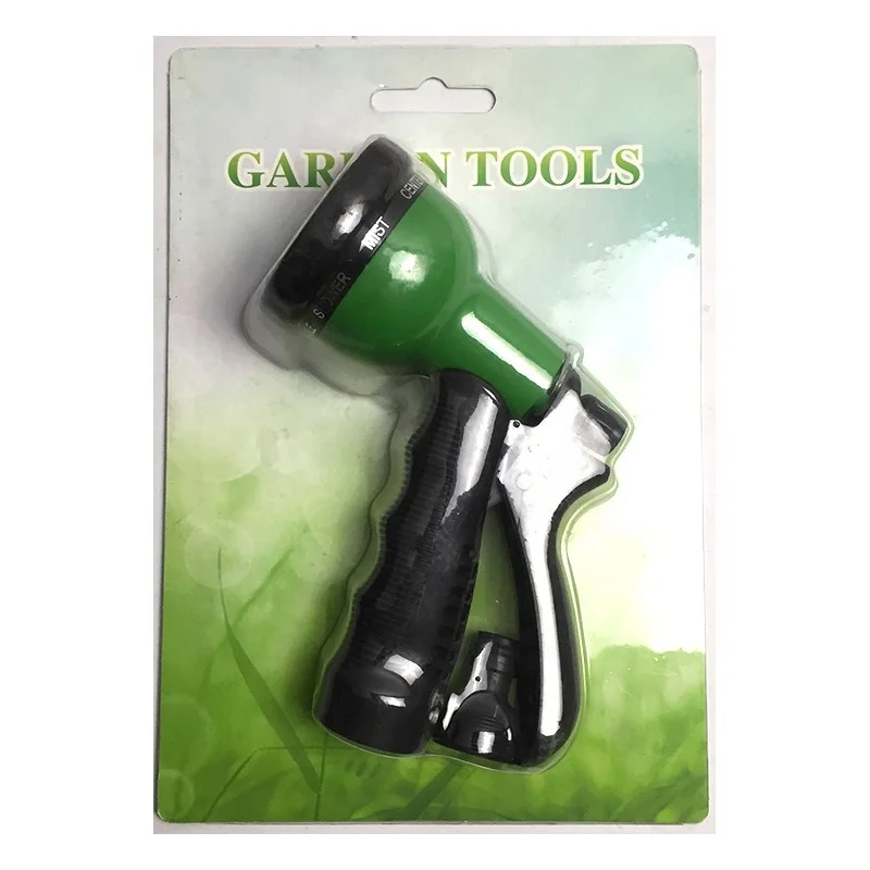 
High Quality 8 Pattern Garden Water Gun Promotion Plastic Garden Hose Nozzle Spray 