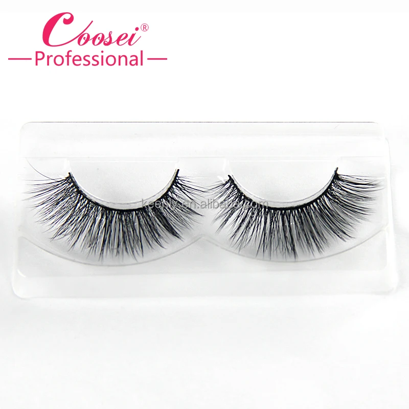 Cheap wholesale pairs silk mink lashes 3D fiber synthetic hair false eyelashes