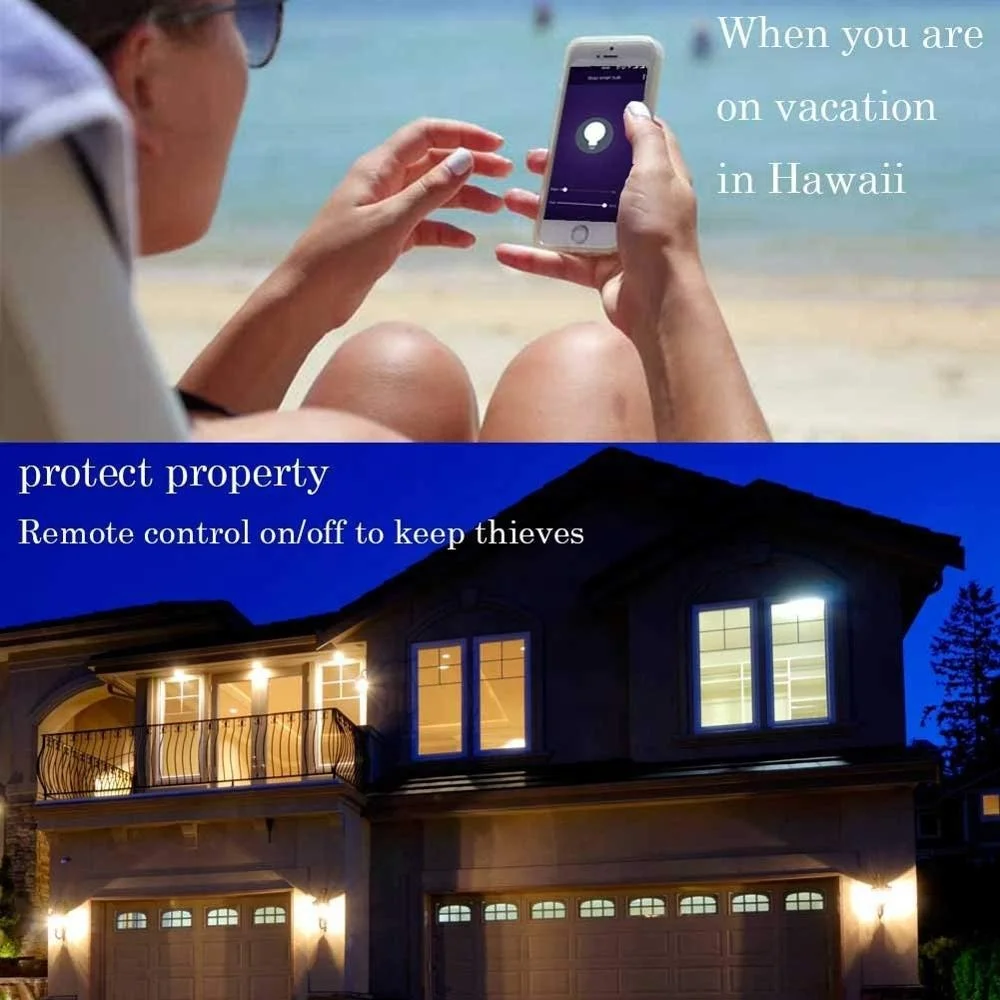 Smart Rgb Candle Light Bulb E12 E14 WiFi zigbee Candle RGB LED Light wireless Voice Control