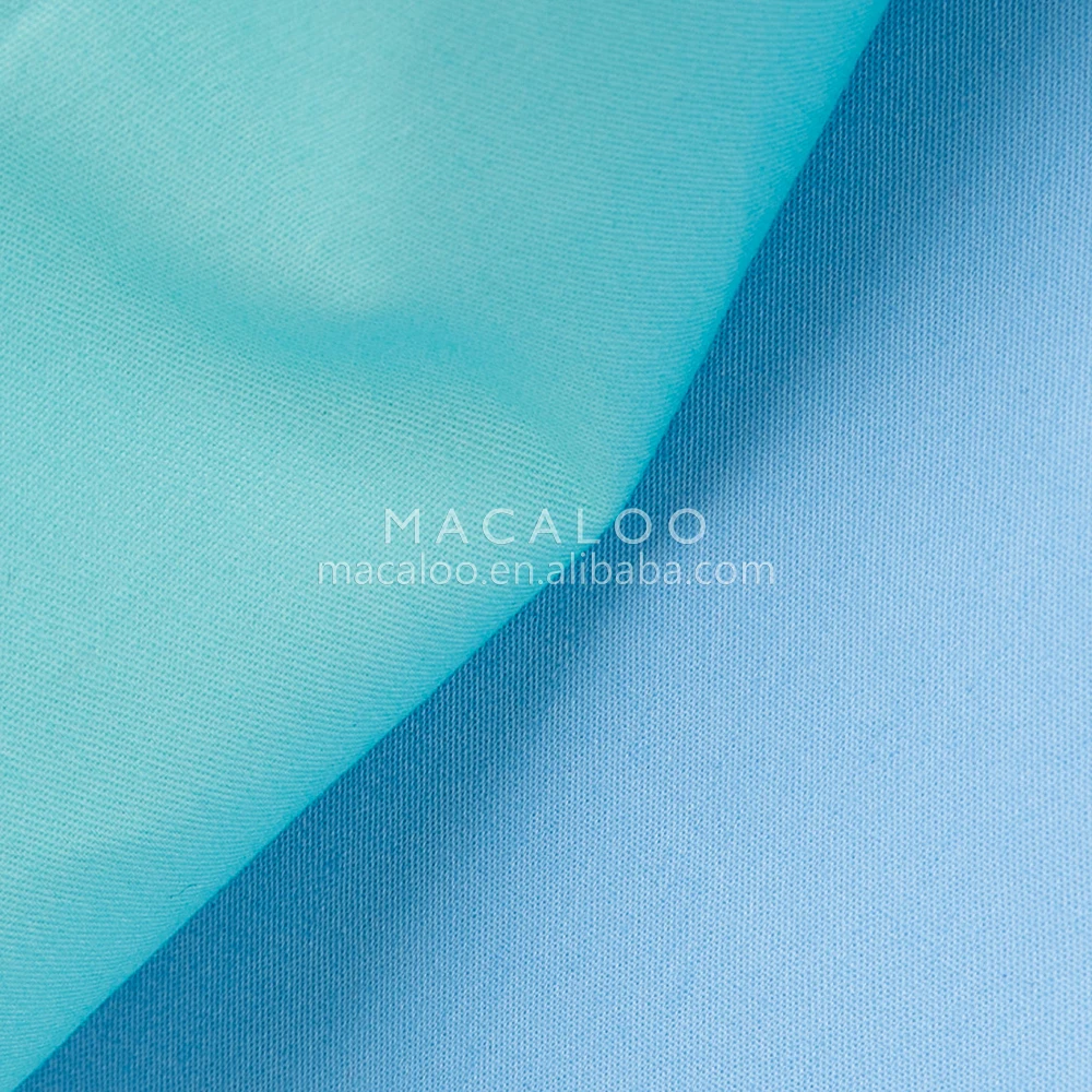 Tiffany blue color 100 combed woven cotton twill fabric