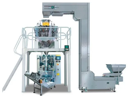 автоматического заполнения форм упаковочная машина( воротник типа) с многоголовочных нагрузка сотовых весы