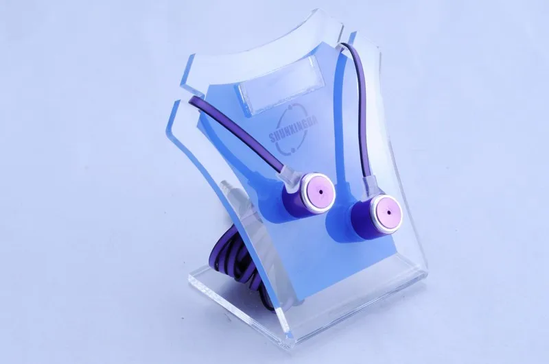 
Newest 2015 hot products stock clearance purple earphone for sale 